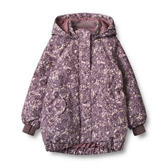 Wheat Jacket Tove Tech - Purple tulips